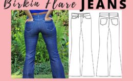 Birkin Flares Jeans Sewing Pattern Review - Saturday Night Stitch a UK sewing Blog