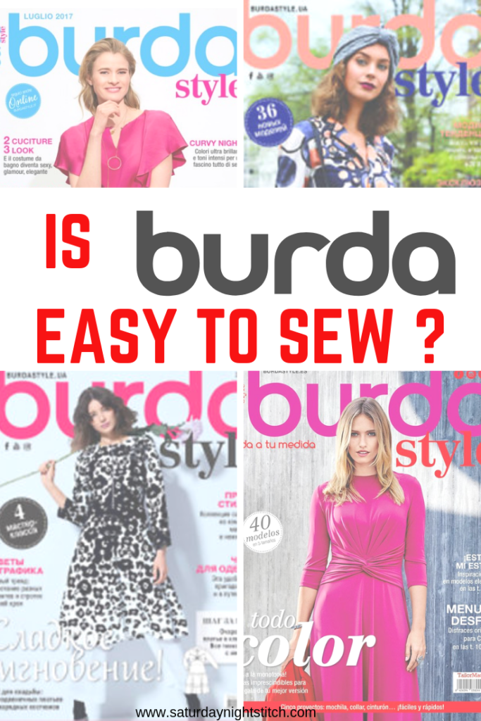 Are Burda Patterns Easy To Follow The Saturday Night Stitch Show Podcast Saturday Night Stitch