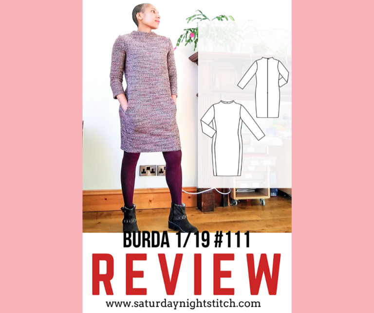 Burda Sewing Pattern Review Saturday Night Stitch