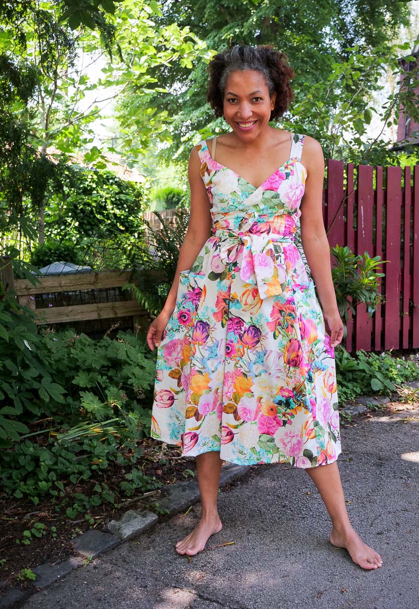 DIY Summer Wrap Dress PatternEasy Review  saturday night stitch