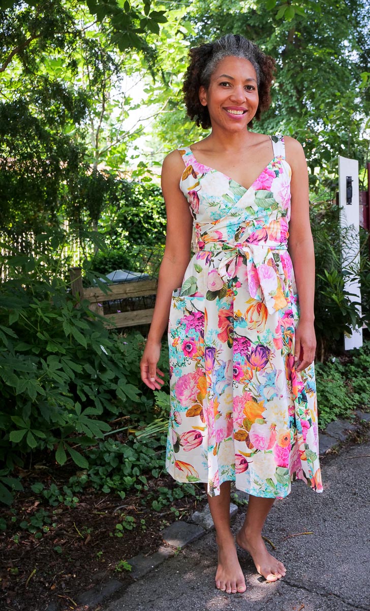 DIY Summer Wrap Dress PatternEasy Review  saturday night stitch