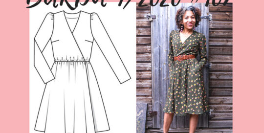 Burda 9/2020 #107 Wrap Dress Sewing Pattern Review