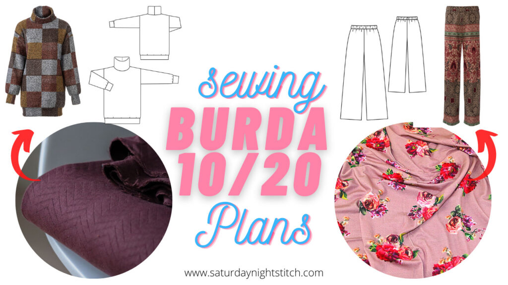 Burda 10/2020 Sewing Plans