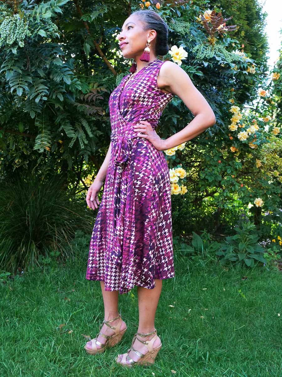 Vogue 1549 Dvf Wrap Dress Pattern Review - Saturday Night Stitch