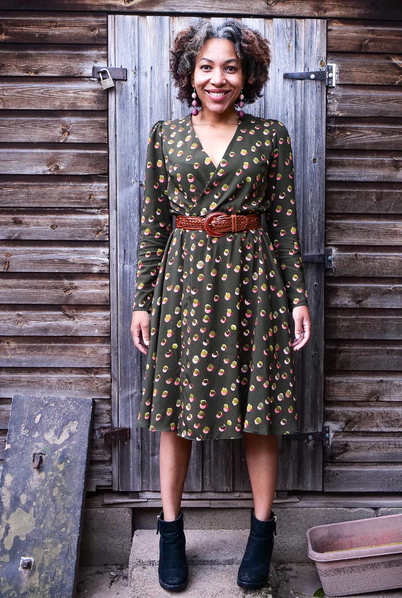 Burda 9/2020 #107 Wrap Dress Pattern Review - saturday night stitch